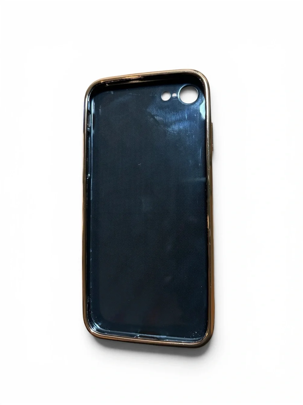 Stylish Quilted Black Phone Case with Gold Trim for 7/8/iphone Se✅✅✅🔥